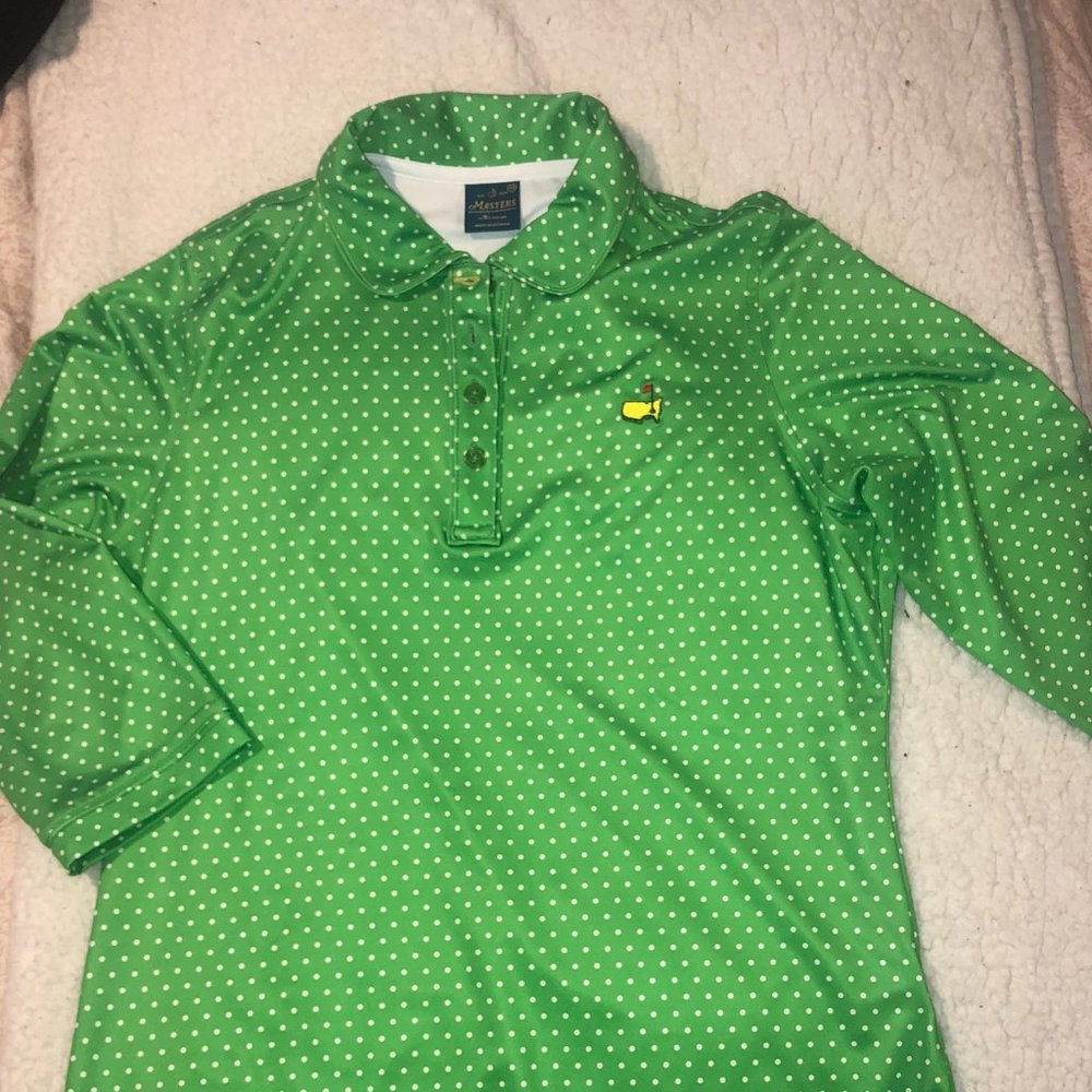 Masters Peter Millar 3/4 sleeve polka dot